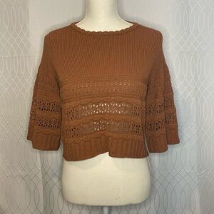 Brown Mango Cardigan Blouse Sweater